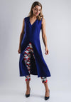 Camelot Split Front Tunic Dress, Dark Blue