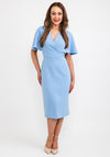 Camelot Bell Sleeve Midi Dress, Powder Blue