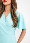Camelot Bell Sleeve Midi Dress, Turquoise