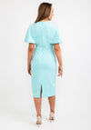 Camelot Bell Sleeve Midi Dress, Turquoise