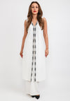 Camelot Lace Trim Tunic Top, White