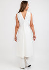 Camelot Lace Trim Tunic Top, White