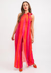 Camelot Ombre Sleeveless Tunic Top, Pink Multi