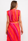 Camelot Ombre Sleeveless Top, Pink Multi