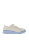 Camper Runner Up Leather Trainers, Light Grey