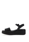 Camper Misia Nubuck Leather Platform Sandals, Black