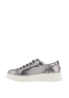 Camper Metallic Leather Extralight Trainers, Silver