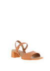 Camper Katie Block Heeled Sandals, Tan