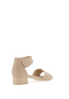 Caprice Suede Block Heel Sandals, Beige