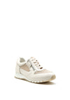 Caprice Leather Chunky Sole Trainers, Beige