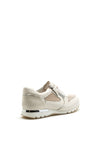 Caprice Leather Chunky Sole Trainers, Beige