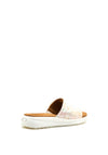 Caprice Climotion Leather Slip on Sandals, Iridescent Beige