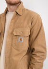 Carhartt WIP Dixon Cord Overshirt, Dusty H Brown