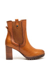 Carmela Leather Block Heel Chelsea Boots, Tan
