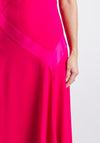 Caroline Kilkenny Willow Flared Dress, Fuschia Pink