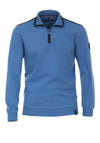 Casa Moda Quarter Zip Jumper, Blue