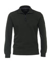 Casa Moda Troyer Quarter Zip Sweatshirt, Forest Grass