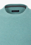 Casa Moda Round Neck Knitted Sweater, Turquoise