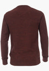 Casa Moda Premium Cotton O-Neck Sweater, Dark Orange