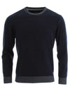 Casa Moda Round Neck Sweater Jumper, Black
