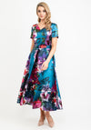 Cassandra Jenny Floral Maxi Dress Size 12, Green Multi