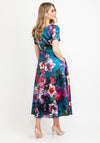 Cassandra Jenny Floral Maxi Dress Size 12, Green Multi