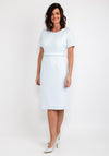 Cassandra Textured Bolero & Dress, Sky Blue
