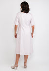 Cassandra Circle Print A Line Midi Dress, Pink