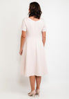 Cassandra Jacquard Bolero & A Line Midi Dress, Blush
