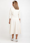Cassandra Jacquard Bolero & A Line Dress, Cream