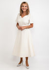 Cassandra Jacquard Bolero & A Line Dress, Cream