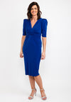 Casting Ruched Waist Midi Dress, Royal Blue