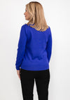 Castle of Ireland Jacquard Collared Sweater, Violet