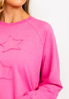 The Casual Company Frankie Star Applique Sweater, Pink