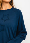 The Casual Company Frankie Star Applique Sweater, Navy
