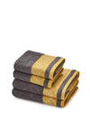LINEAR DIAMOND GREY BATH TOWEL