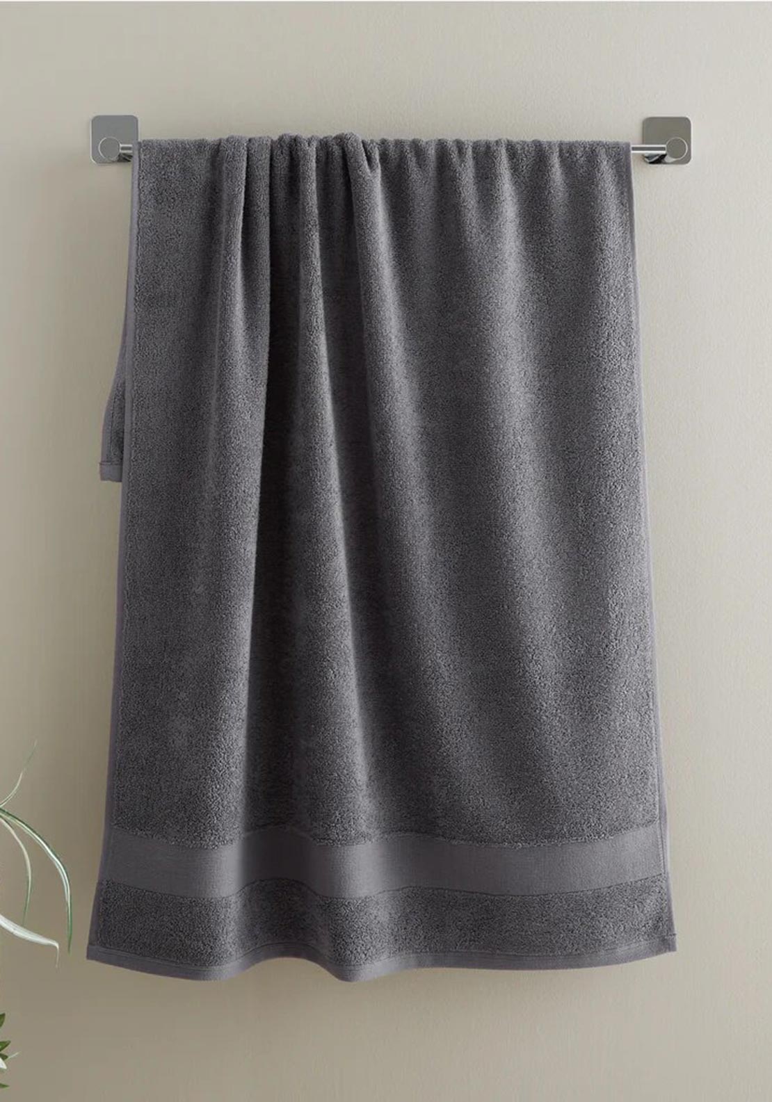 Catherine Lansfield Antibacterial Towel, Charcoal