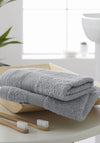 Catherine Lansfield Antibacterial Towel, Silver