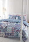 Catherine Lansfield Boho Patchwork Duvet Cover, Blue