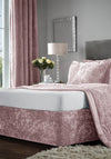 Catherine Lansfield Crushed Velvet Base Wrap, Blush