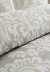 Catherine Lansfield Classic Damask Duvet Cover, Natural
