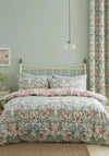 Catherine Lansfield Reversible Clarence Floral Duvet, Green
