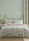 Catherine Lansfield Reversible Clarence Floral Duvet, Green