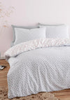 Catherine Lansfield Reversible Geo Trellis King Duvet Cover, Pink