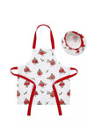 Catherine Lansfield Kids Robins Apron and Chef’s Hat, White