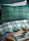 Catherine Lansfield Roxburgh Kelso Reversible Duvet Set, Green