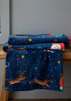 Catherine Lansfield Santa’s Christmas Wonderland Throw, Navy