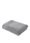 Catherine Lansfield Zero Twist Pom-Pom Bath Towel, Silver