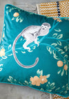 Catherine Lansfield Tropical Monkey Cushion, Green