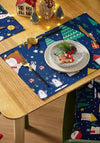 Catherine Lansfield Santa’s Christmas Wonderland 2 Placemats, Blue